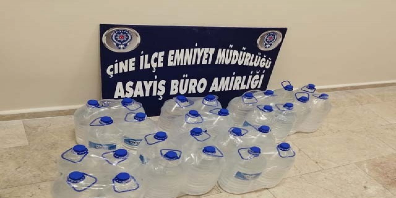 Çine’de Sahte İçki Satışına Suçüstü