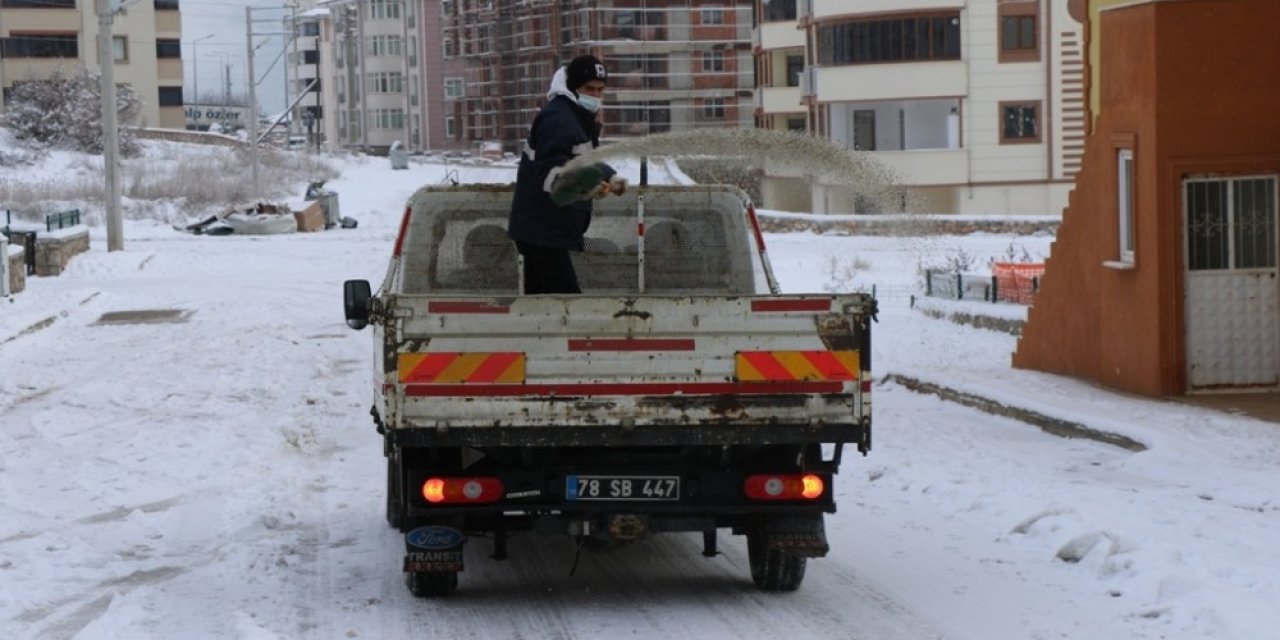 Safranbolu Belediyesi’nden Buzlanmalara Karşı Önlem