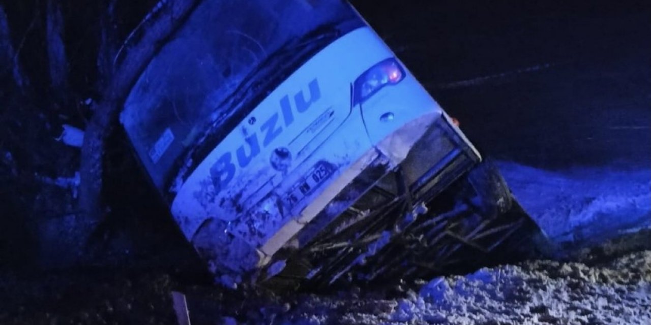 Eskişehir’de Yolcu Otobüsü Devrildi