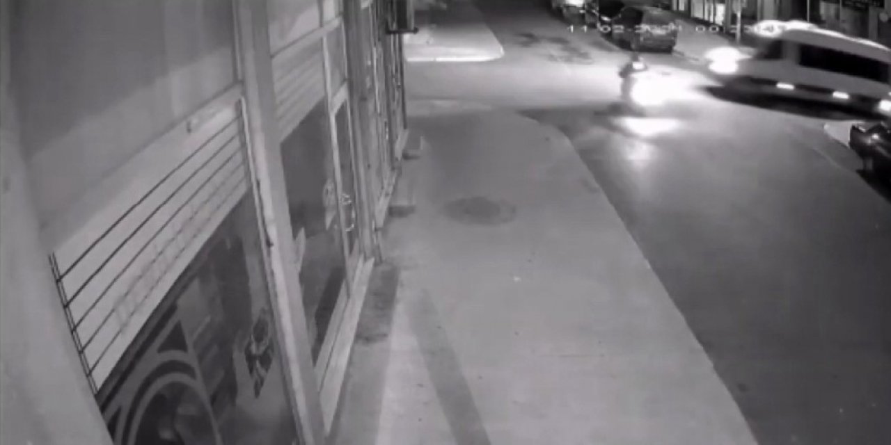 Pendik’te Feci Motosiklet Kazası Kamerada
