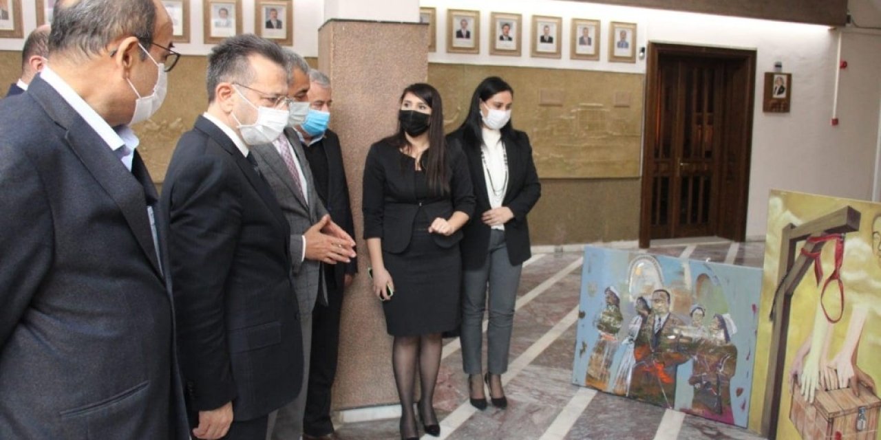 Başkan Kaplan, Dereceye Giren Eserlerin Sunumunu Yaptı