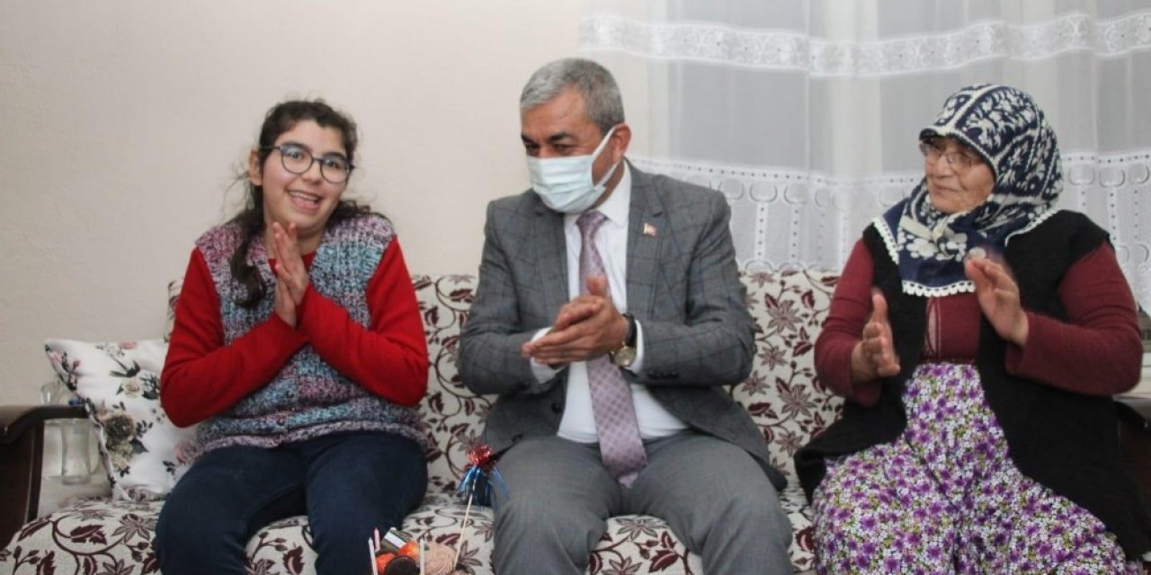 Küçük Kızın Hayalini Başkan Kaplan Gerçekleştirdi