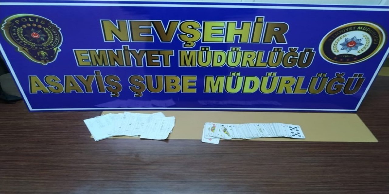 Nevşehir’de Kumar Oynanan Dernek Basıldı