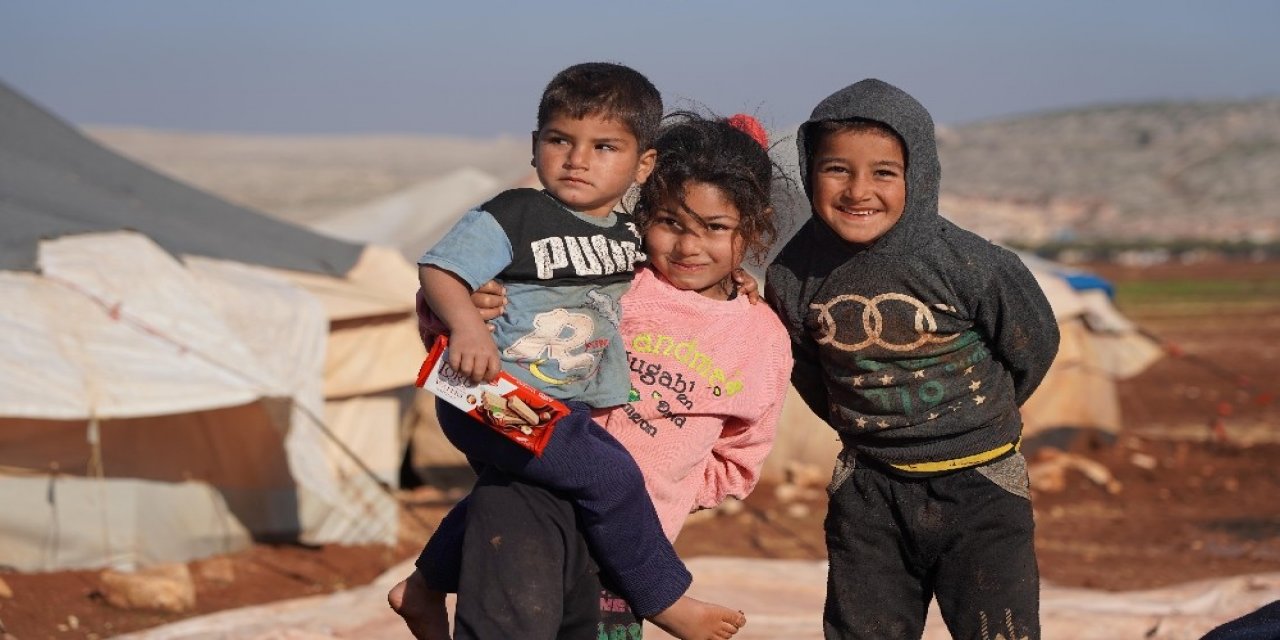 Türkiye Diyanet Vakfı, Suriye’de Yetim Kamplarındaki Bin 500 Çocuğun İhtiyacını Karşılıyor