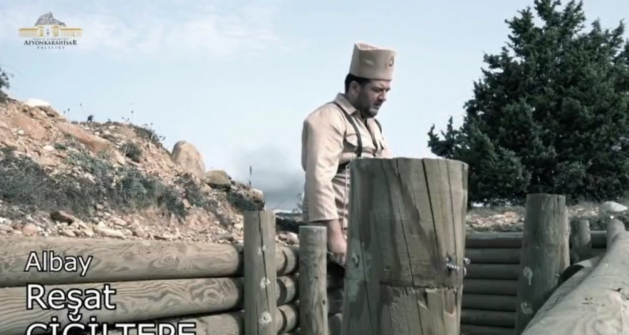 Afyon Valiliği ,Reşat Ciğiltepe’nin cephedeki son saatleri isimli bir video çekerek, Çiğiltepe’yi yâd etti.