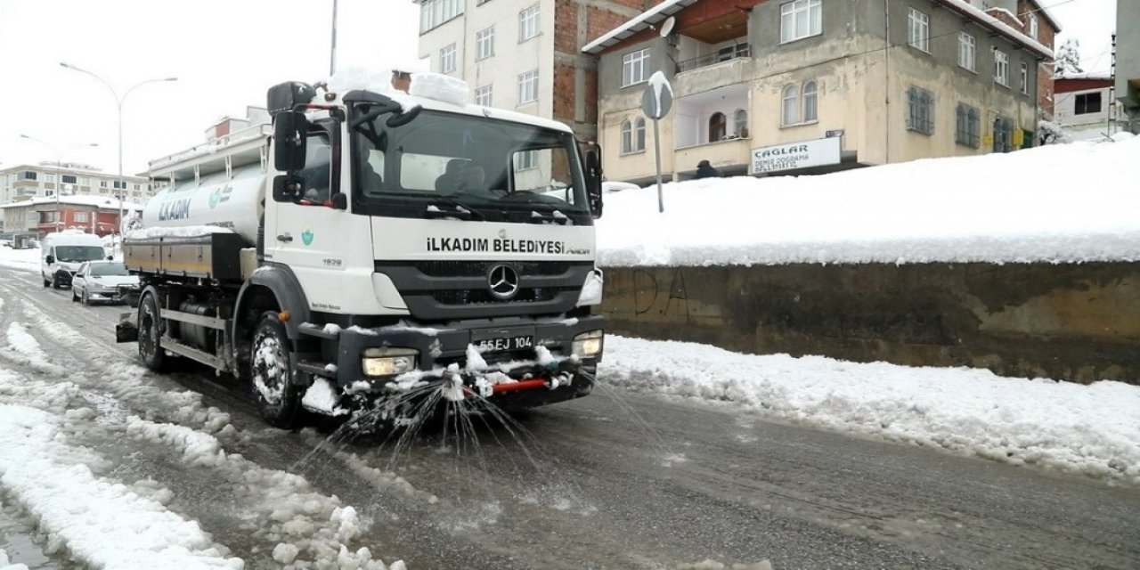 İ̇lkadım’da Karla Mücadele