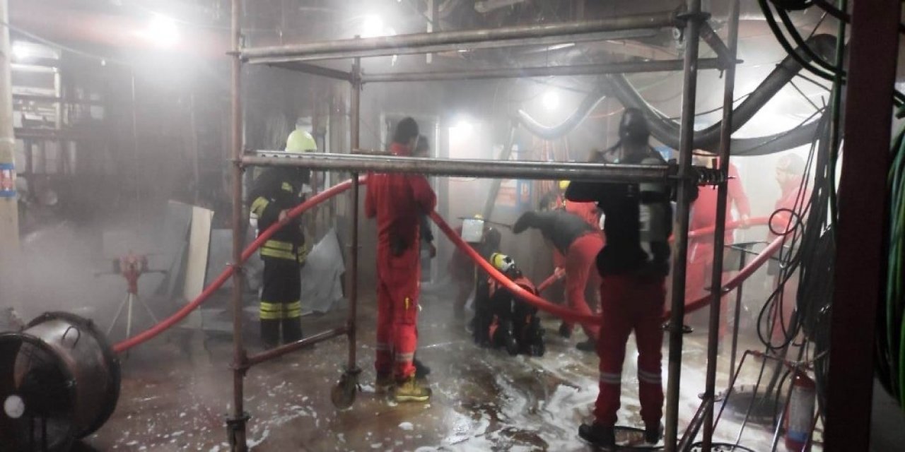 Gemide Çıkan Yangın Söndürüldü