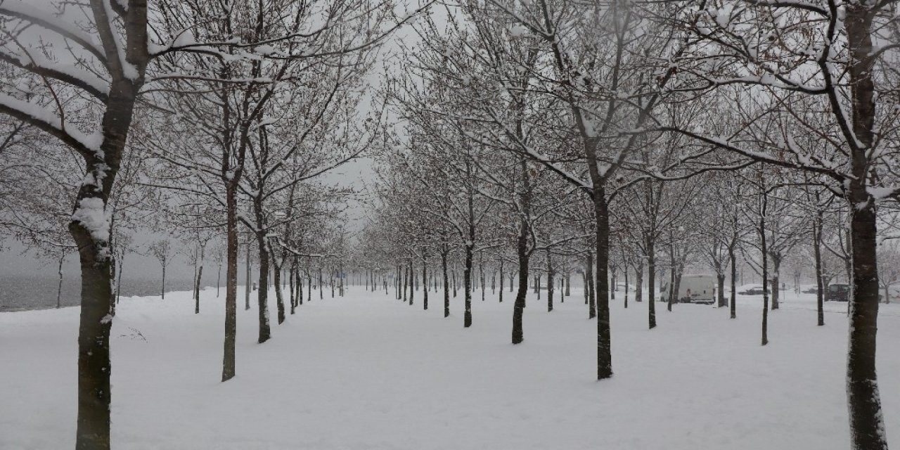Beyaz Örtüyle Kaplanan Kocaeli’de Kartpostallık Manzaralar