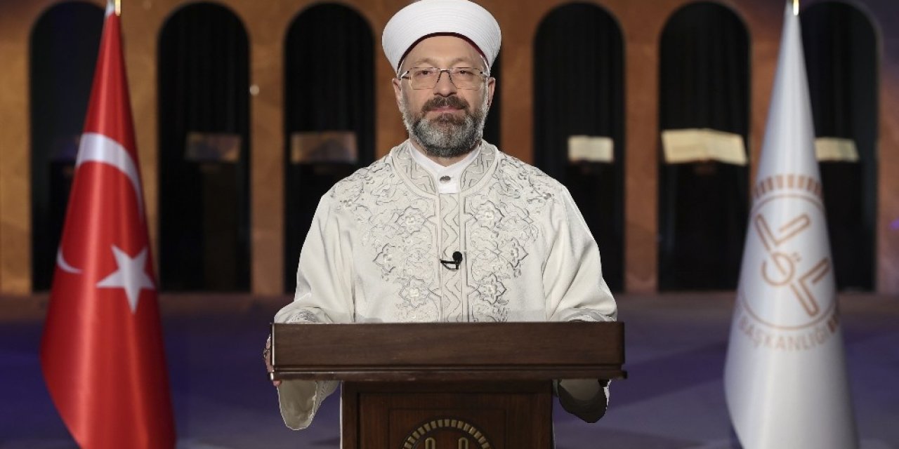 Diyanet İ̇şleri Başkanı Erbaş: “bu Gece, Manevi Diriliş Ve Ahlaki Yükselişimiz İçin Önemli Bir Fırsattır”