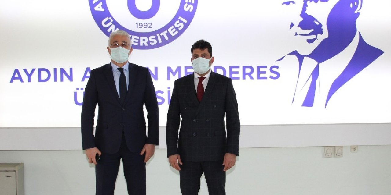 İ̇l Emniyet Müdürü Ekici, Adü Rektörümü Aldemir İle Görüştü