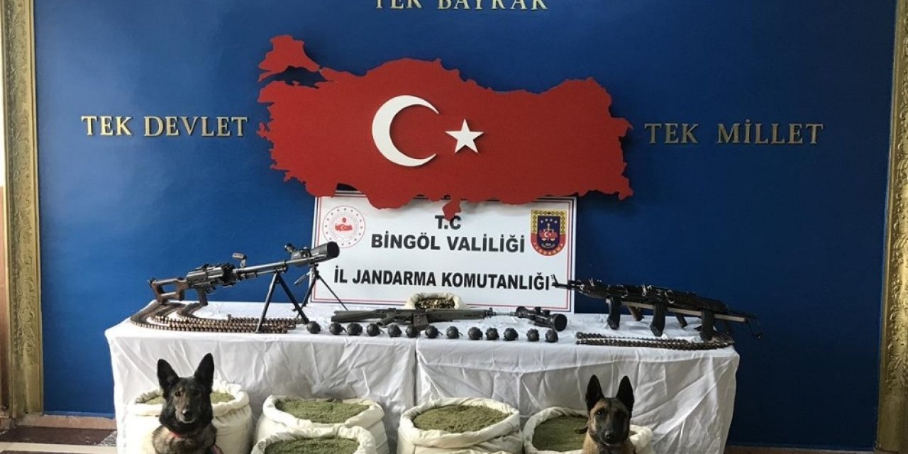 Bingöl’de Eren-4 Operasyonu’nda Silahlar, Mühimmat Ve 150 Kilo Uyuşturucu Ele Geçirildi