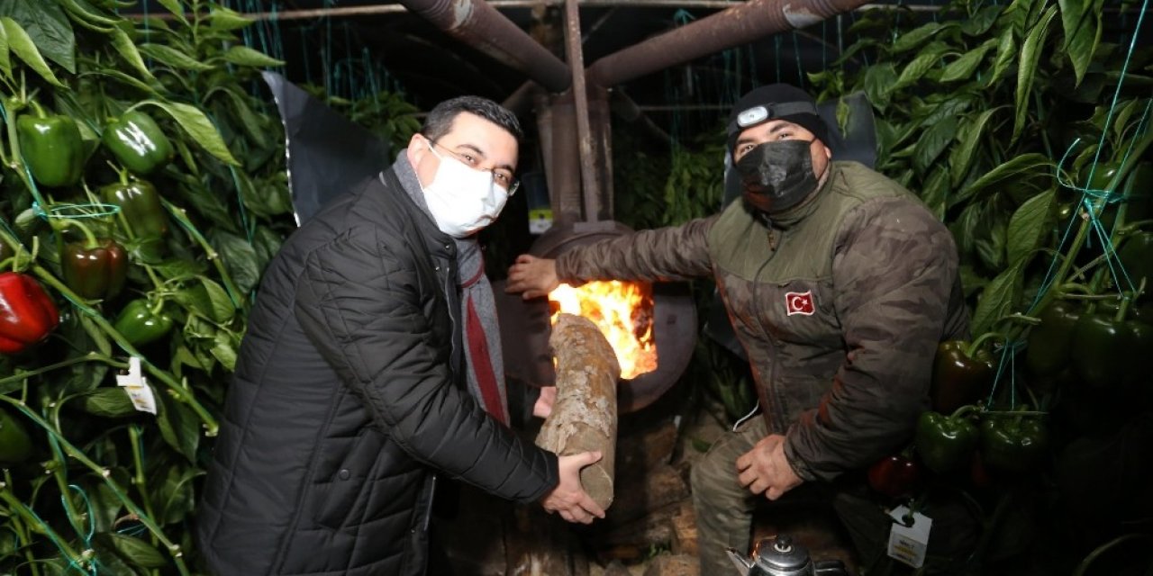 Tütüncü’den Serada Zirai Don Nöbeti