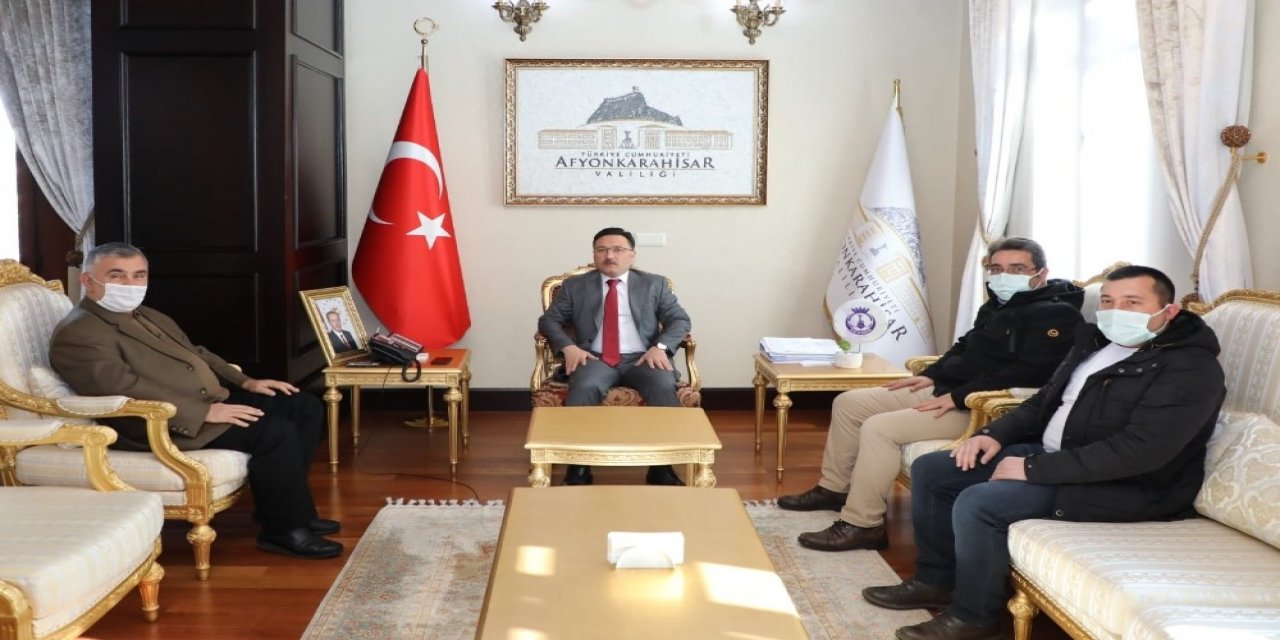 Vali Gökmen Çiçek, İ̇ha Heyetini Kabul Etti