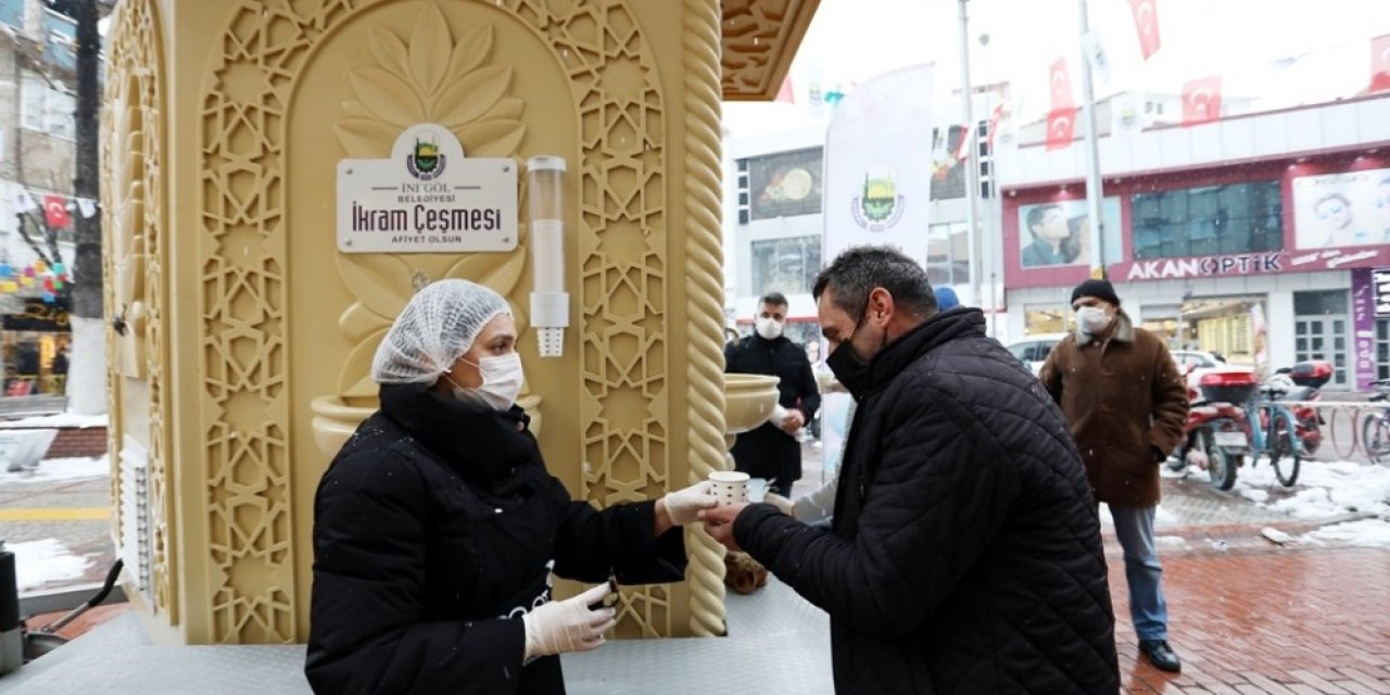 İ̇kram Çeşmesi Gönülleri Isıttı