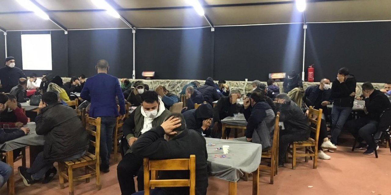 Menderes’te Kumar Baskını; 168 Hakkında İşlem Yapıldı