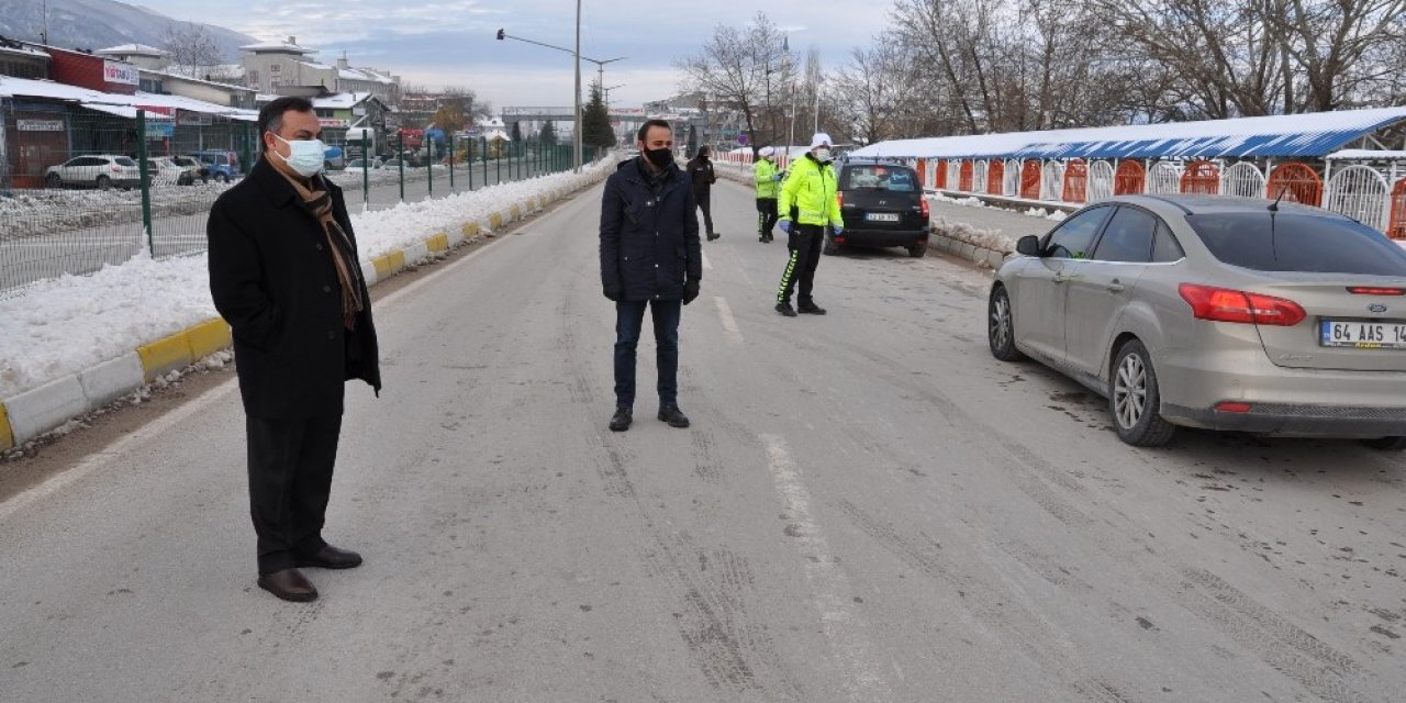 Simav’da Çakarlı Araç Denetimi