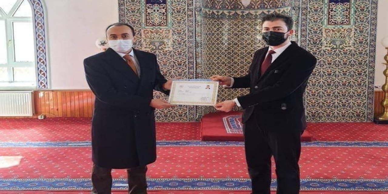 Başarılı İ̇mam Ödüllendirildi