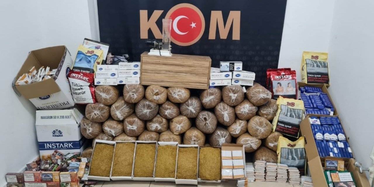 Tekirdağ’da Tütün Operasyonu: 9 Gözaltı