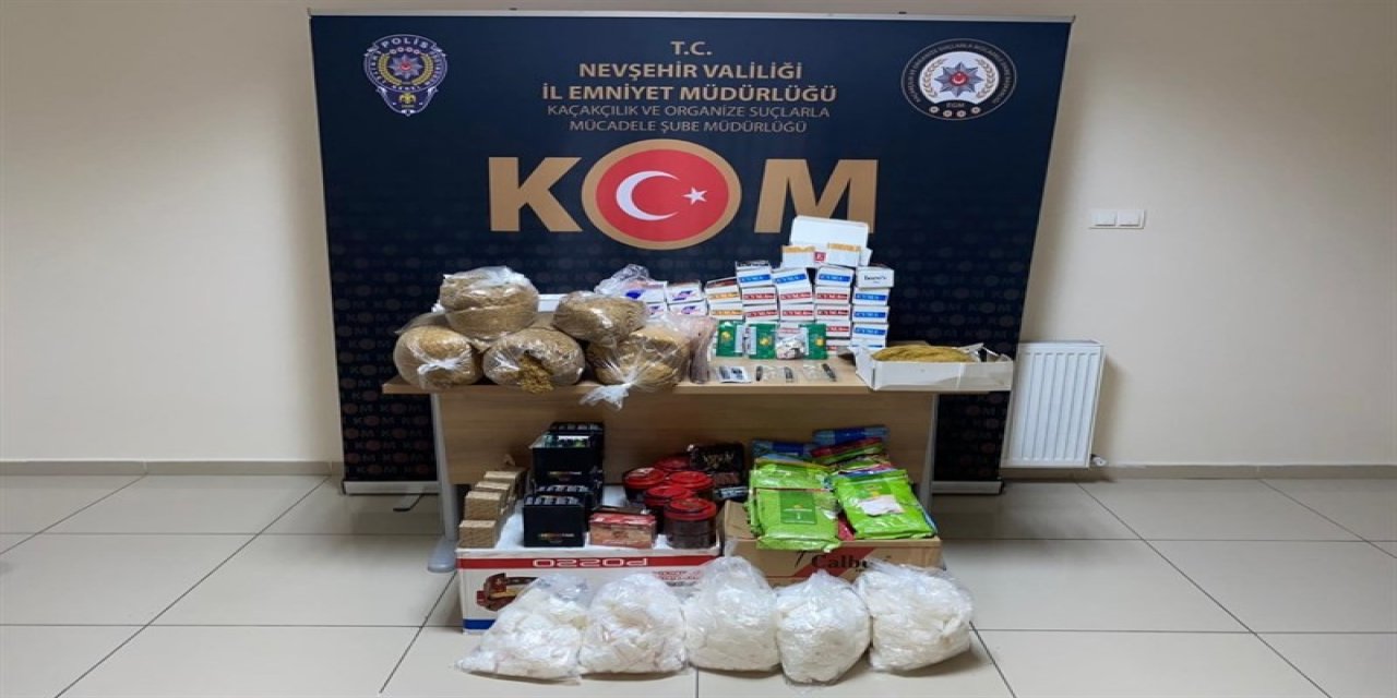Nevşehir’de Bağ Evinde Kaçak Tütün Ele Geçirildi