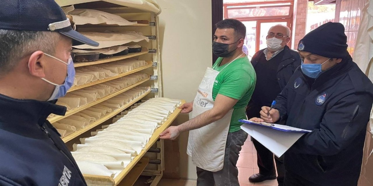 Kırıkkale’de Unlu Mamuller İmalat Ve Satış Noktalarına Denetim