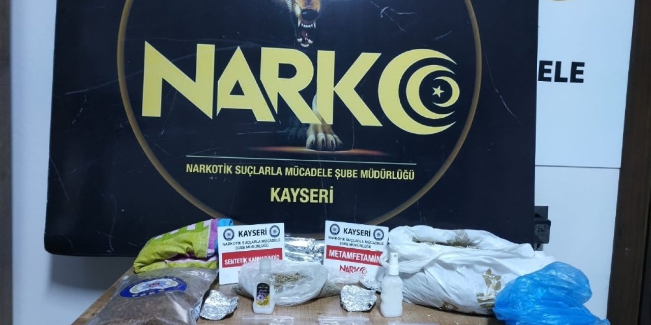 Kayseri’de 795 Gram Sentetik Uyuşturucu Ele Geçirildi