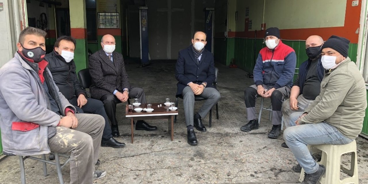 Başkan Altay Sanayi Esnafına Teşekkür Etti