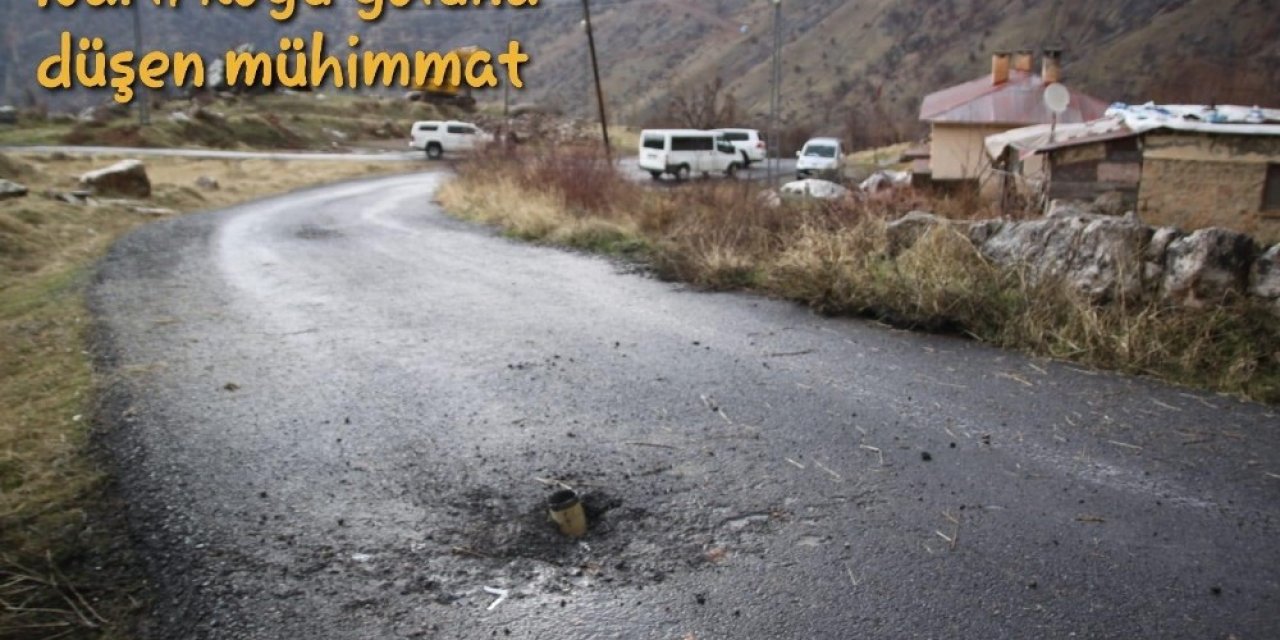 Teröristlerin Attığı Roketler Köye Düştü