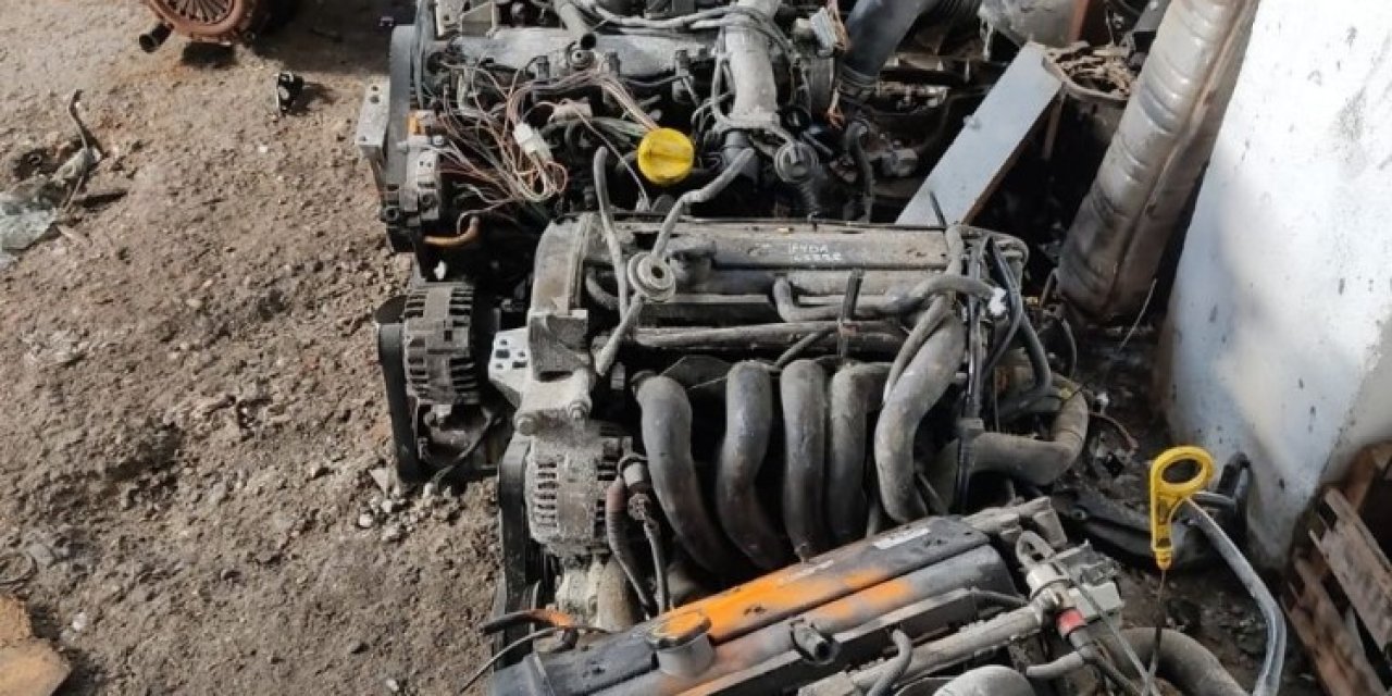 Kaçak Otomobil Motoru Satan Şahıs Yakalandı