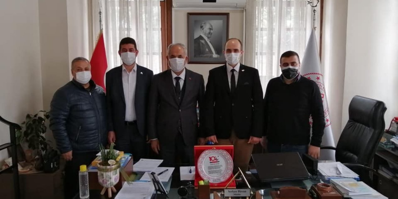 Başkan Yaman’dan İ̇l Müdürü Bircan’a Ziyaret