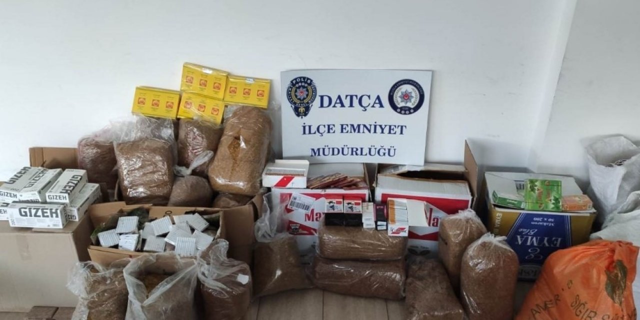 Datça’da 210 Kilogram Kaçak Tütün Ele Geçirildi