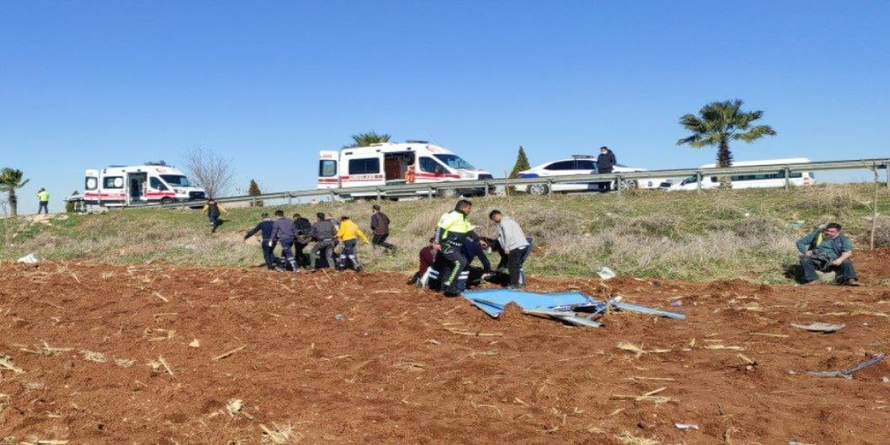 İ̇nşaat İşçileri Kaza Yaptı: 6 Yaralı