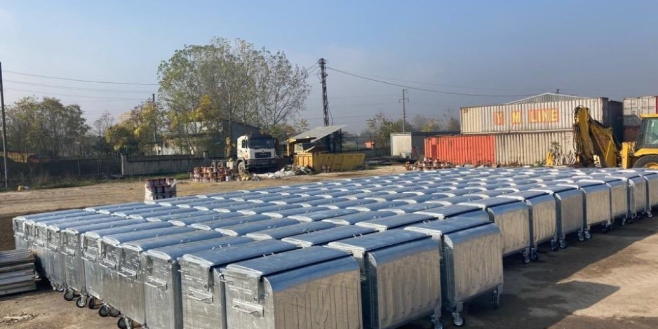 250 Adet Çöp Konteyneri Geldi