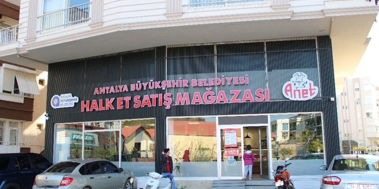 Manavgat Halk Et Satış Mağazası 1 Yılda 50 Ton Et Ve Et Ürünü Sattı