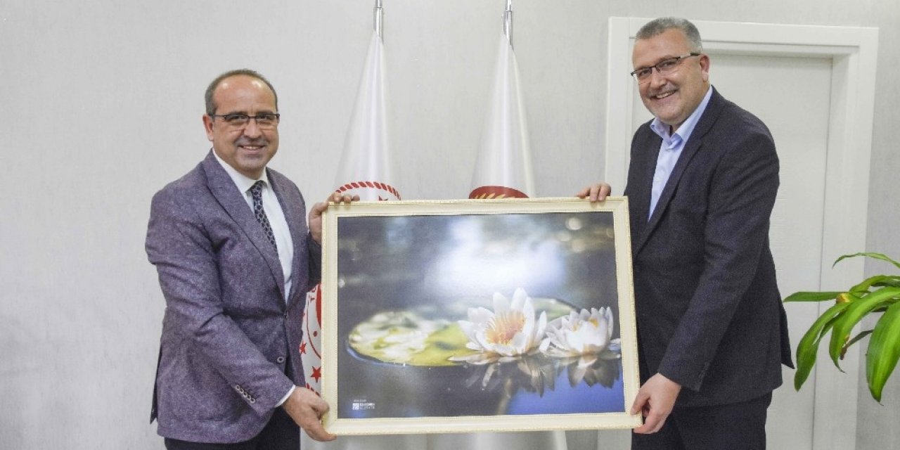 Başkan Özkan’dan Gülmüş’e Hayırlı Olsun Ziyareti