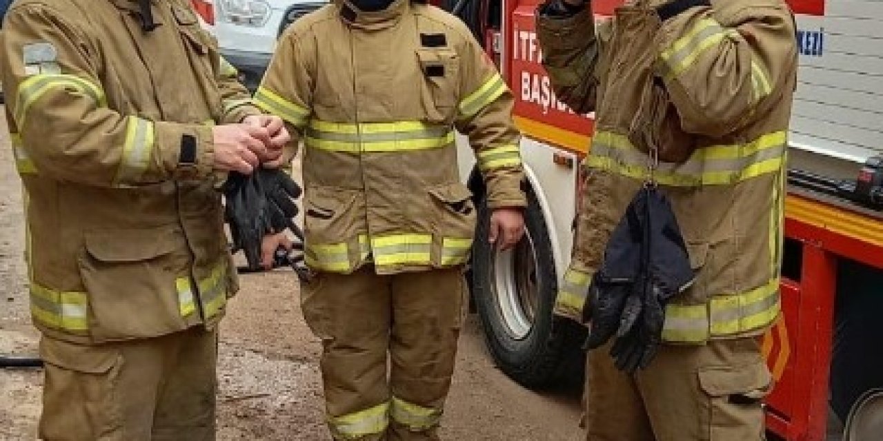 Evde Çıkan Yangında Bir Kişi Hastaneye Kaldırıldı