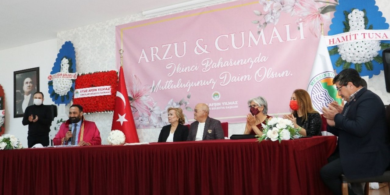 İ̇kinci Baharını Yaşayan Çiftin Nikahını Başkan Yılmaz Kıydı