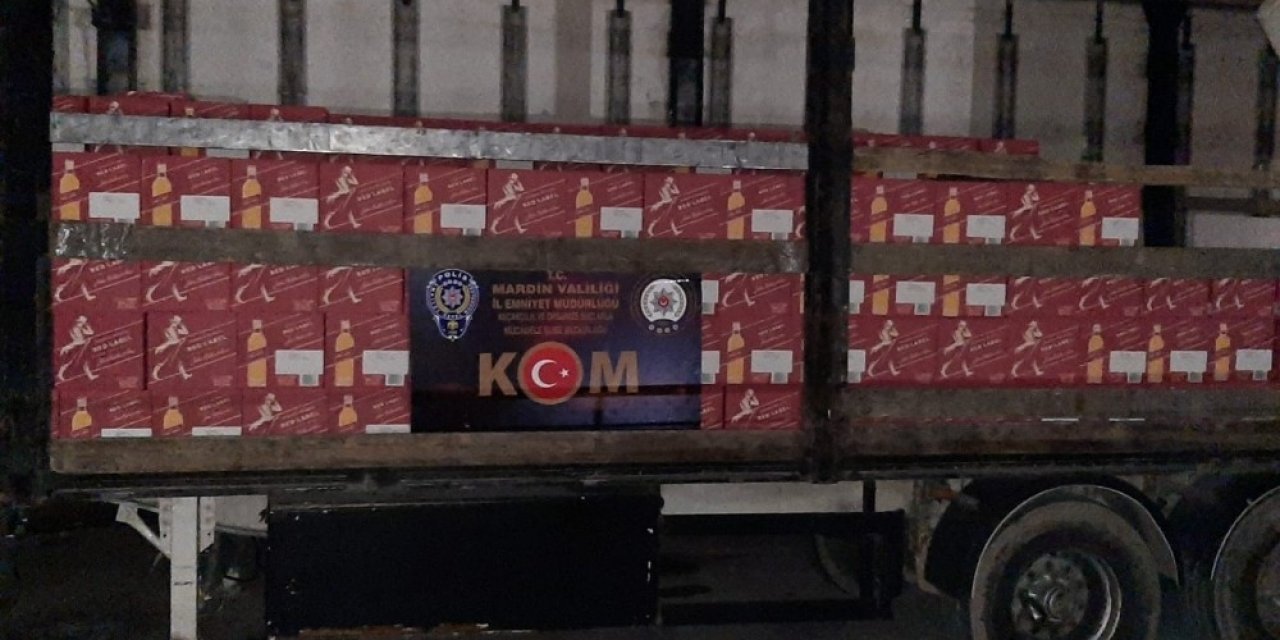 Mardin’de 5 Milyon Liralık Kaçak İçki Ele Geçirildi
