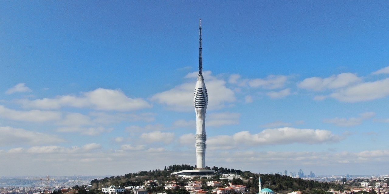 Çamlıca Kulesi’nin Son Hali Havadan Görüntülendi