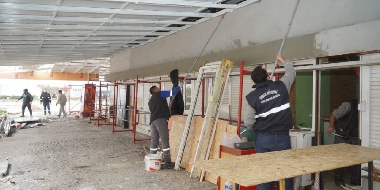 Ayvalık’ta “tostçular Çarşısı” Yenileniyor