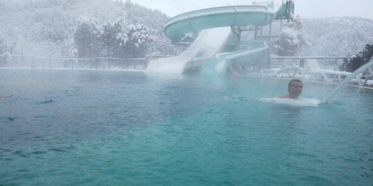 Kar Altında Termal Keyfi