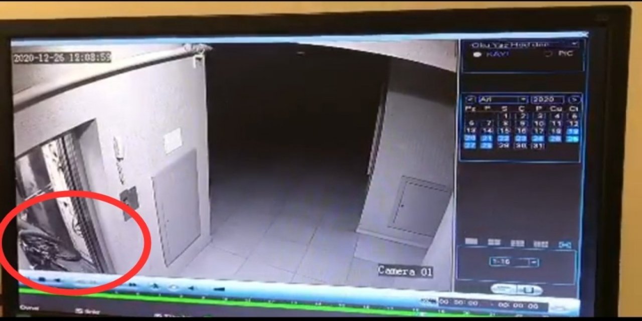 Bisiklet Hırsızlığı Apartmanın Güvenlik Kamerasına Takıldı