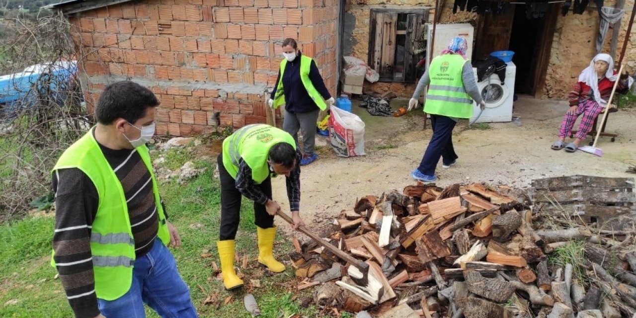 Kaş Belediyesinden Evde Temizlik Hizmeti
