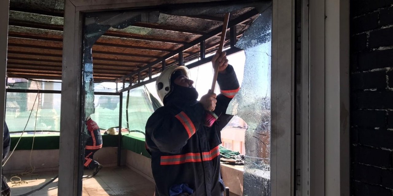 Elazığ’da Teras Yangını