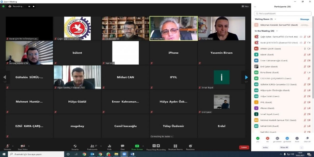 Samsun Tso’dan, “e-ticaret Ve Sosyal Medya” Eğitimi
