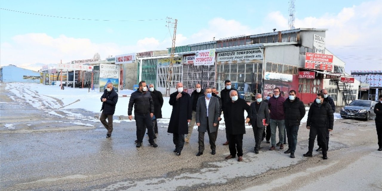 Milletvekili Arvas Ve Belediye Başkanı Akman’dan Sanayi Sitesi Esnafına Ziyaret