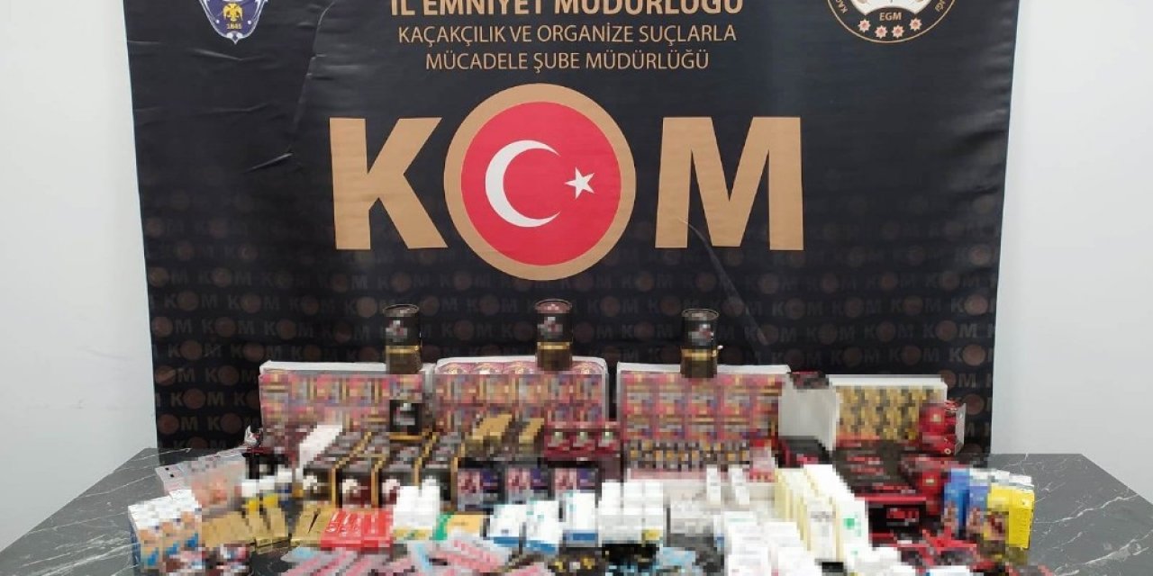 Kütahya’da Bin 65 Adet Kaçak Cinsel İçerikli Ürün Ele Geçirildi