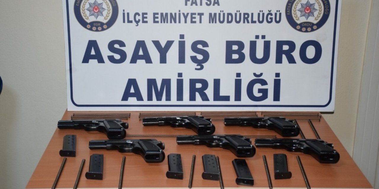 Fatsa’da 6 Adet Kaçak Silah Ele Geçirdi: 2 Gözaltı