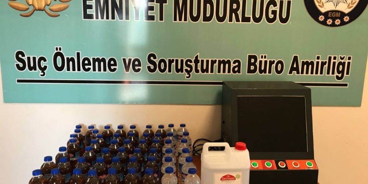 Gaziantep’te 31 Litre Kaçak Alkol Ele Geçirildi