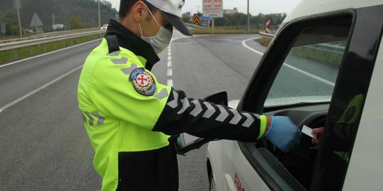 Ordu’da Bir Haftada 72 Araç Trafikten Men Edildi