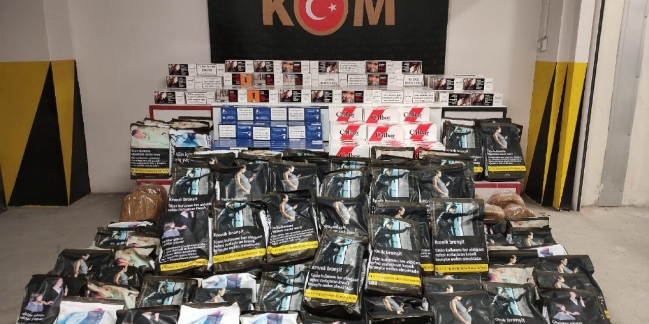 Kaçak Tütün Operasyonunda 3 Gözaltı